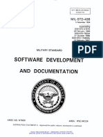 MIL-STD-498 Software Development and Documentation