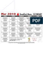 Sec Break Menu May 10