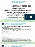 Subregional Conference Going Beyond The Meter: Inclusive Energy Solutions in South Asia Session 3 Adnan Tareen Demand Side Management Uzbekistan