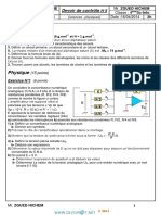 Devoir Corrigé de Contrôle N°3 - Sciences Physiques alcool+CNA+onde Progressive - Bac (2013-2014) MR ZGUED HICHEM PDF