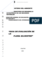 Guia de Evaluación de Flora y Fauna Silvestre