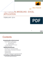 Financial Modelling in Excel