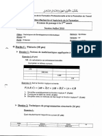 Examen de Passage Developpement Informatiques Tsdi 2015 Synthese Variante 1 Ofppt