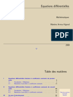 Equations Differentielles Lineaires A Coefficients Constants