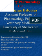 GIT Dr. Jahangir Kaboutari Assistant Professor of Pharmacology Faulty of Veterinary Medicine, University of Shahrekord. Shahrekord. Iran