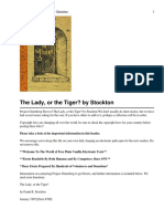 The Lady, or The Tiger