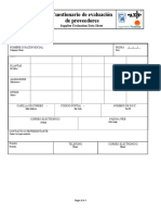 Evaluacion de Proveedores