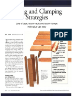 Gluing and Clamping Strategies: Lots of Tape, Lots of Cauls and Lots of Clamps Make Glue-Ups Easy