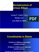 Microstructure of Ferrous Alloys