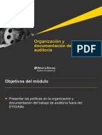 Organizaci N y Documentaci N Del Trabajo de Auditor A EY