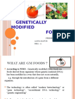 Genetically Modified Foods