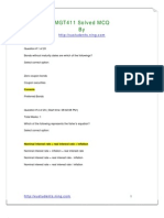 MGT411 Solved MCQ By: Consols