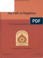 The Path To Happiness - Baddanta Dr. Nandamalabhivamsa