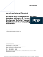 ANSI C37.06.1-1997, Trial-Use Guide For High-Voltage Circuit Breakers Rated On A Symmetrical Current