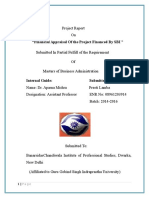 Financial Appraisal of The Project Financed by SBI