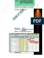 Cours de Planification Des Chantiers