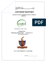 Internship Report (PTCL)