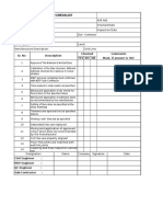 Tile Work Checklist