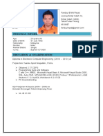 Faridzul Rejadcb Resume