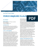 Force Majeure Clauses