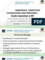 Subregional Conference Going Beyond The Meter: Inclusive Energy Solutions in South Asia Session 5 Vivek Porwal Feeder Separation