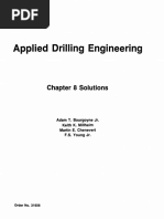 Applied Drilling Engineering Chapter 8 Solutions