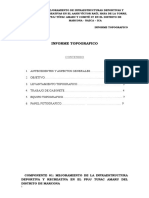 Informe Topografico