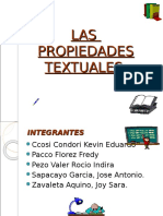 Propiedades Textuales