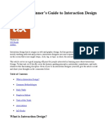 Complete Beginner's Guide To Interaction Design