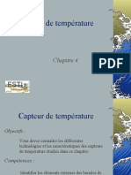 Les Capteurs de Temperature