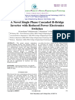 A Novel Single Phase Cascaded H-Bridge Inverter With Reduced Power Electronics Switches