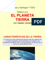 Biología y Geología 1º ESO. Tema 2-3-4: La Tierra. Repaso Visual