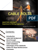 Cable Bolts