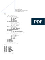 Chart of Accounts and Reporting