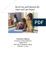 Early-Childhood-Care-And-Education-The-Importance-And-Later-Impact Final