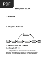 Projeto Estação de Solda