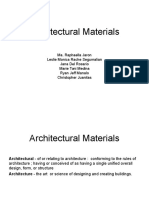 Architectural Materials