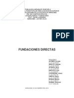 Trabajo Fundaciones Directas