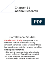 Correlational Research