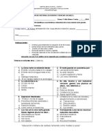 Prueba de 5° Basico Lista