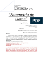 Fotometria de Llama