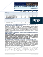 Recent Economic Developments of Singapore