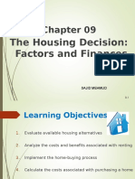 The Housing Decision: Factors and Finances: Sajid Mehmud