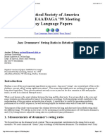 Acoustical Society of America ASA/EAA/DAGA '99 Meeting Lay Language Papers