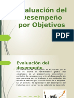 Evaluacion Del Desempeño Por Objetivos