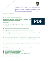 Unit Plan Year 3 Mathematics