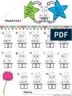 Two Digit Addition Worksheets With and Without Regrouping