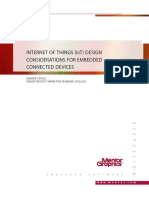 Internet of Things (I T) Design Considerations For Embedded Connected Devices