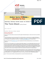 10-04-2010 Term Sheet - Monday, October 416