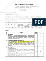 Gujarat Technological University: Mechanical (Cad/Cam) (08) / Mechanical (Machine Design) (09) SUBJECT CODE: 2740801